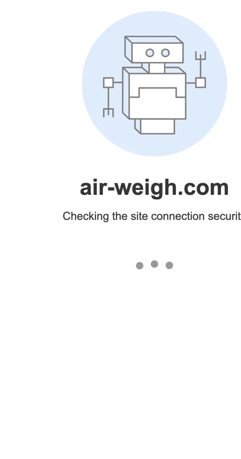 Air-Weigh mobile website layout