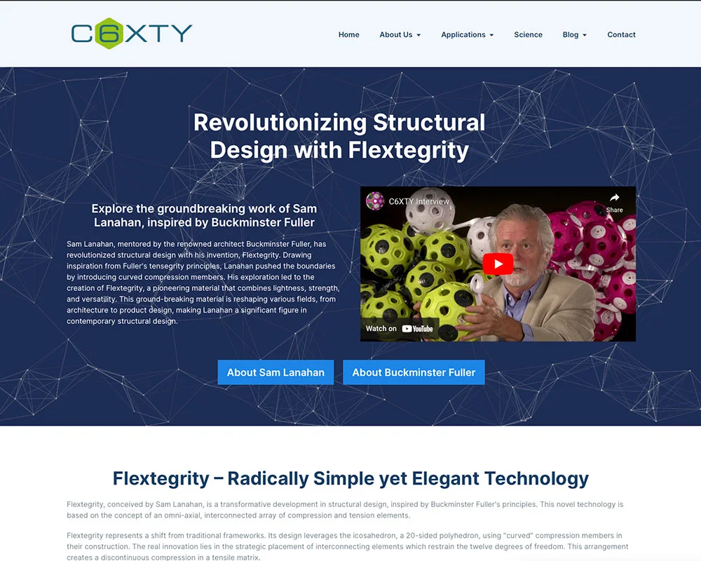 C6XTY website design