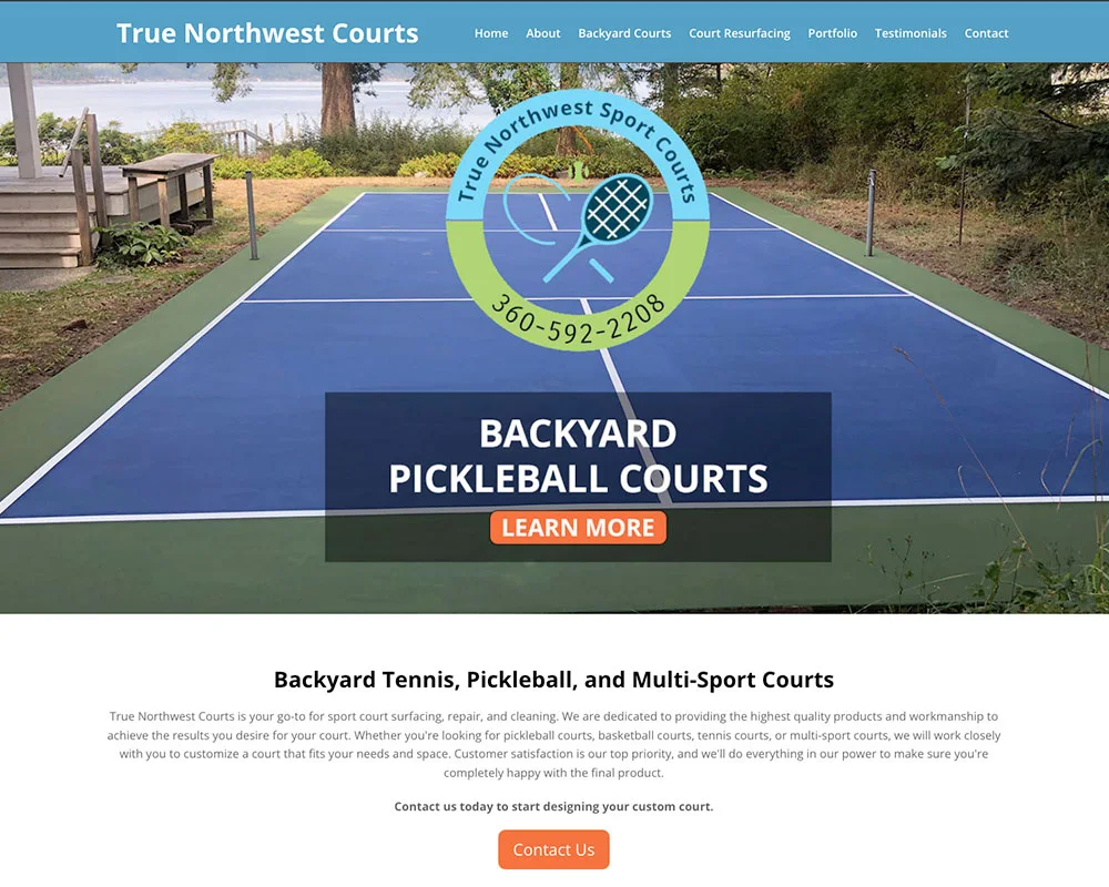 True Northwest Courts website design